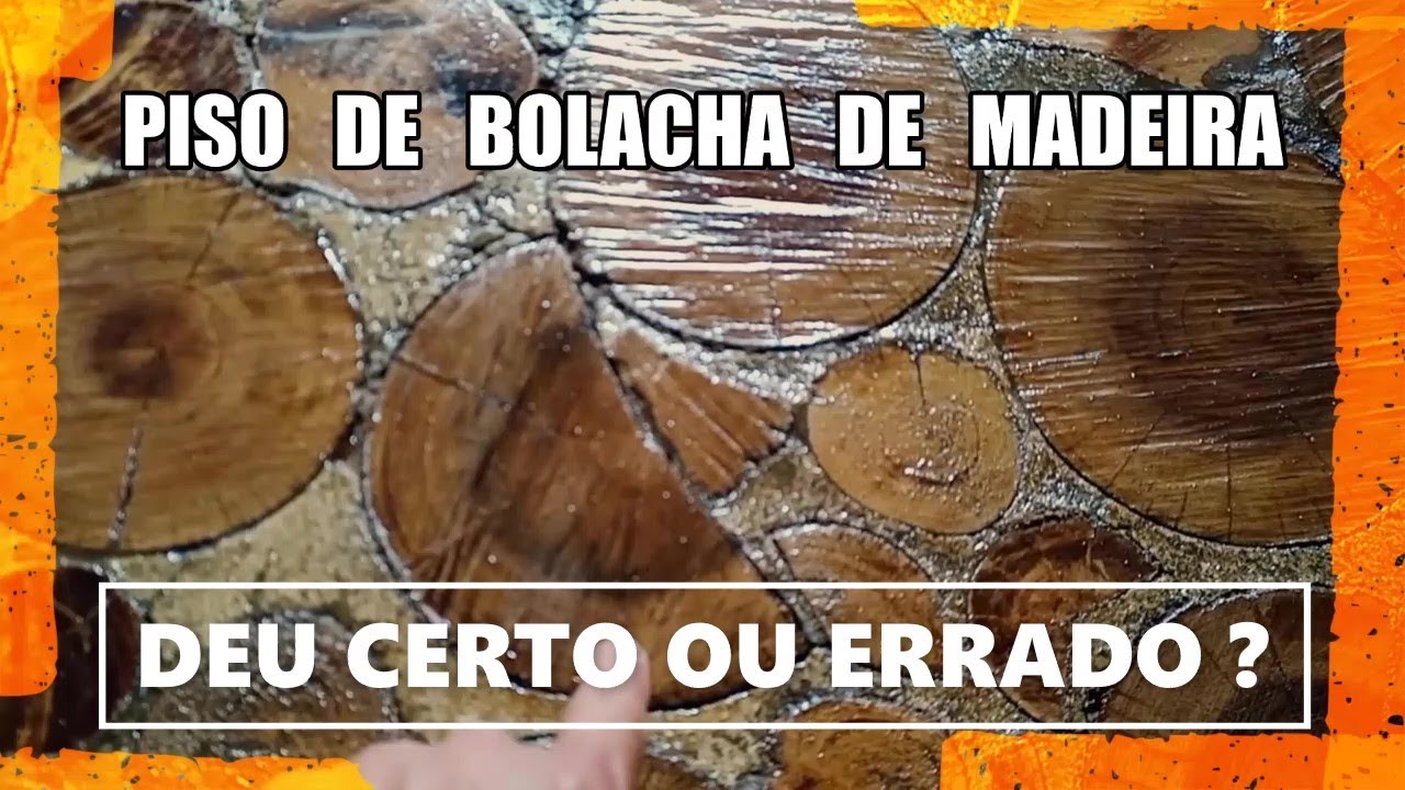 CHALE DE T. ECOLOGICO piso do banheiro CORDWOOD FEITO COM BOLACHAS DE MADEIRA finalizando