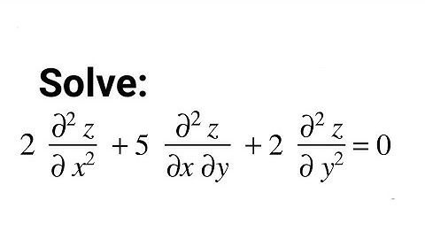 Solve: (2D²+5DD