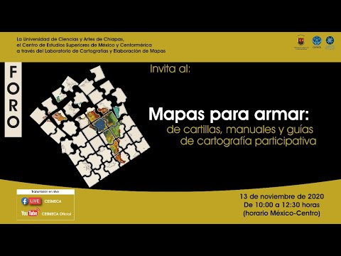 Foro Mapas para armar: de cartillas, manuales y guias de cartografia participativa