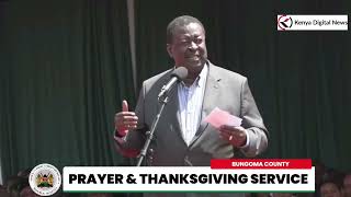 'Ruto ameinua wakenya kutoka kwa umaskini!' Mudavadi says!!