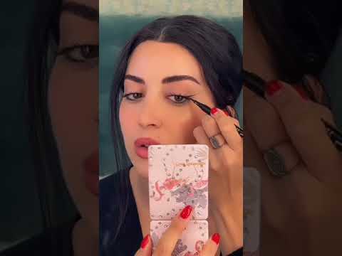رسم ايلاينر بطريقة رفيعة وجميلة ومرتبة مع دانيا رسم سهل رسم العين Makeup