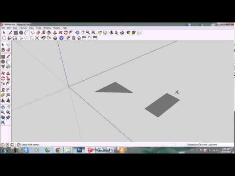 Video Học Sketchup online. Bài 3: Đơn vị. Lênh vẽ Line, Rec,... - youtube