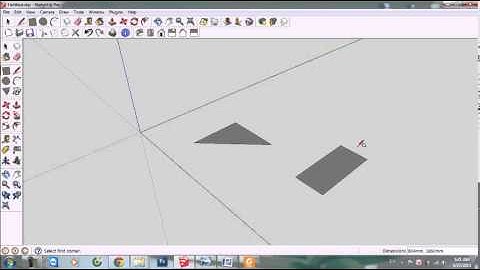 Học Sketchup online. Bài 3: Đơn vị. Lênh vẽ Line, Rec, Arc, Circle