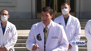 Walter Reed News Conference On President Trump