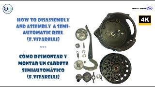🎣🎣Cómo desmontar y montar un carrete semiautomático (F. Vivarelli)