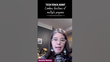 Audit Your Tech Stack | #shorts | @elevatedmarketingsolutions  and @LorraineBall