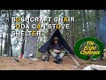 Bushcraft Chair – Hobo Stove – Soda Can Burner – Test Video