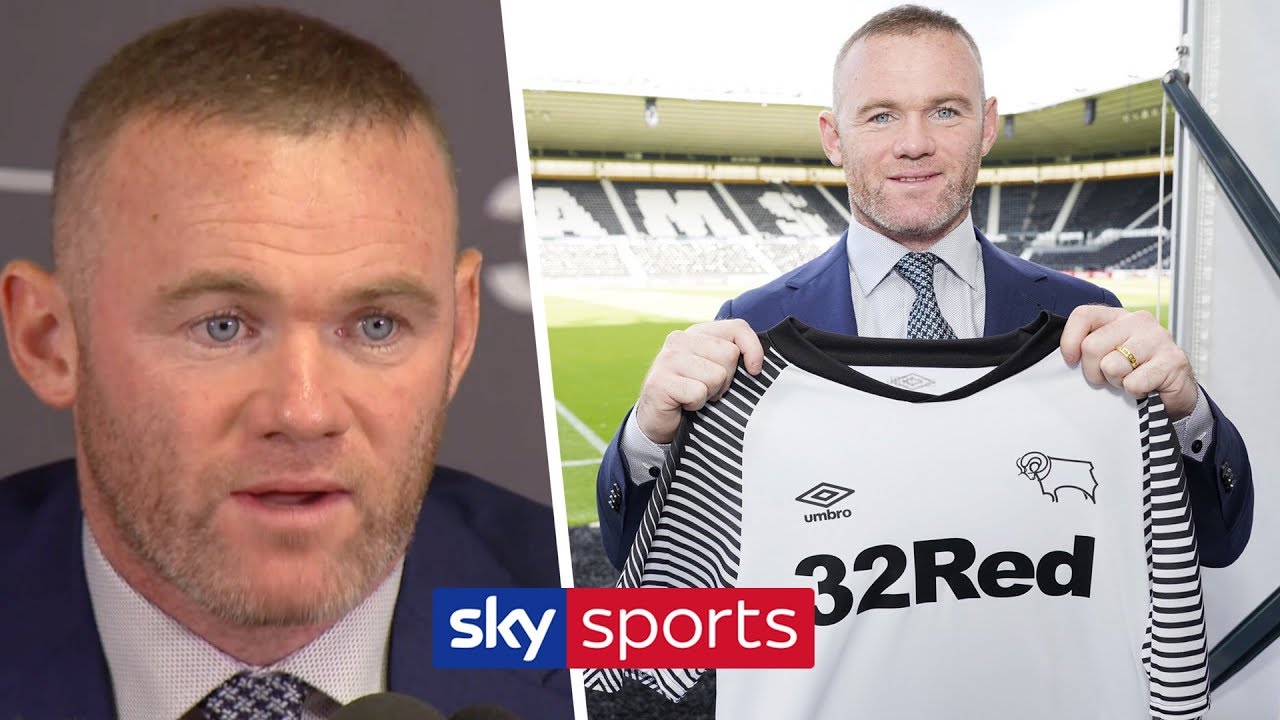 Wayne Rooney Announces He Will Join Derby County As A Player Coach In January Press Conference Youtube