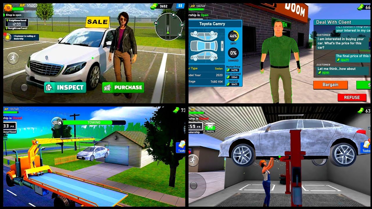 CAR DEALERSHIP BUSINESS GAME || MOBILE GAMEPLAY ----- 