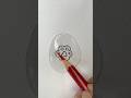 Drawing Cute KAWAII PAW Inside a Water Drop! 🐾💧 #waterart #drawinghacks #magicart #artforkids