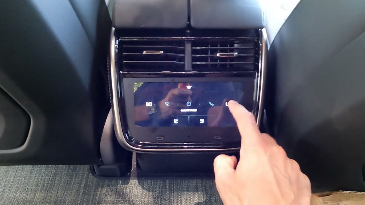 Rivian R1T Rear AC Vents and Control LCD 4K YouTube
