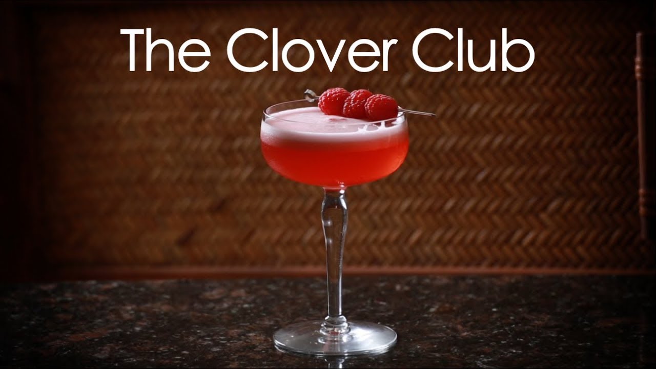 How To Make The Clover Club Classic Cocktail Drinks Made Easy YouTube