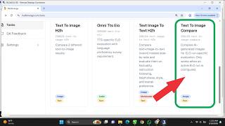 VIDEO GUIDE - Text To Image Compare