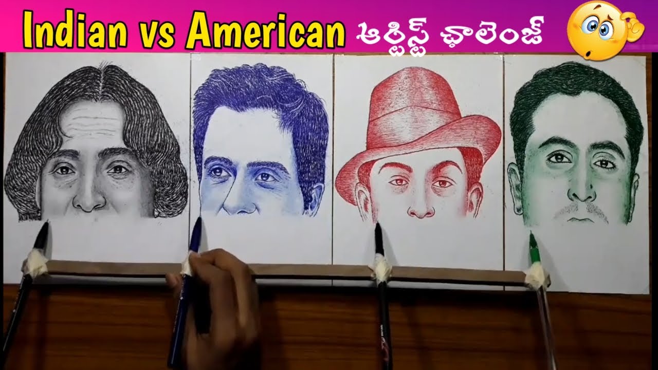 Indian vs American artist challenge 🇮🇳🇮🇳the power of indians 