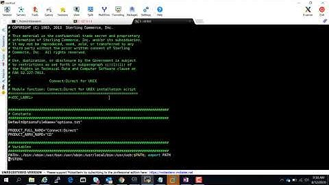 IBM Sterling Connect Direct Silent Install Guide