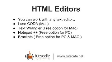 HTML Code Editors - HTML Tutorial For Beginners 2