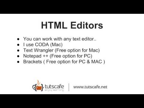 HTML Code Editors - HTML Tutorial For Beginners 2