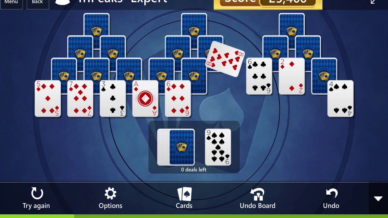 Microsoft Solitaire Collection: TriPeaks - Expert - November 21, 2019