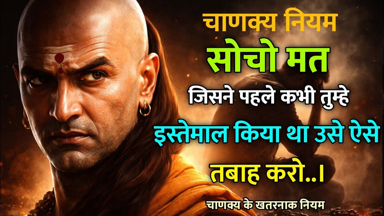 जिसने तुम्हें इस्तेमाल किया उसे ऐसे झुकाओ कि वो खुद पछताए | चाणक्य की कठोर नीति जो अहंकार तोड़ दे