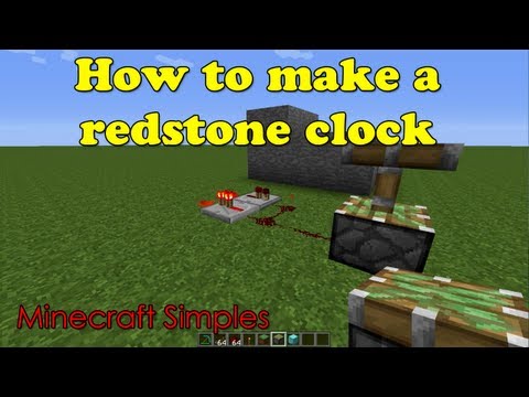Minecraft Simples: Redstone Clock/Pulser