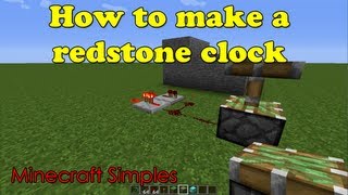 Minecraft Simples: Redstone Clock/Pulser