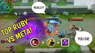 Ruby Montage 02. Perfect timing, ulti flicker + Unlimited lifesteall | Mobile Legends