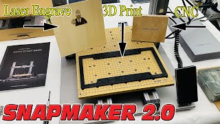 SnapMaker 2.0 A350T Modular 3D Printer - Setup | Testing | Honest Review