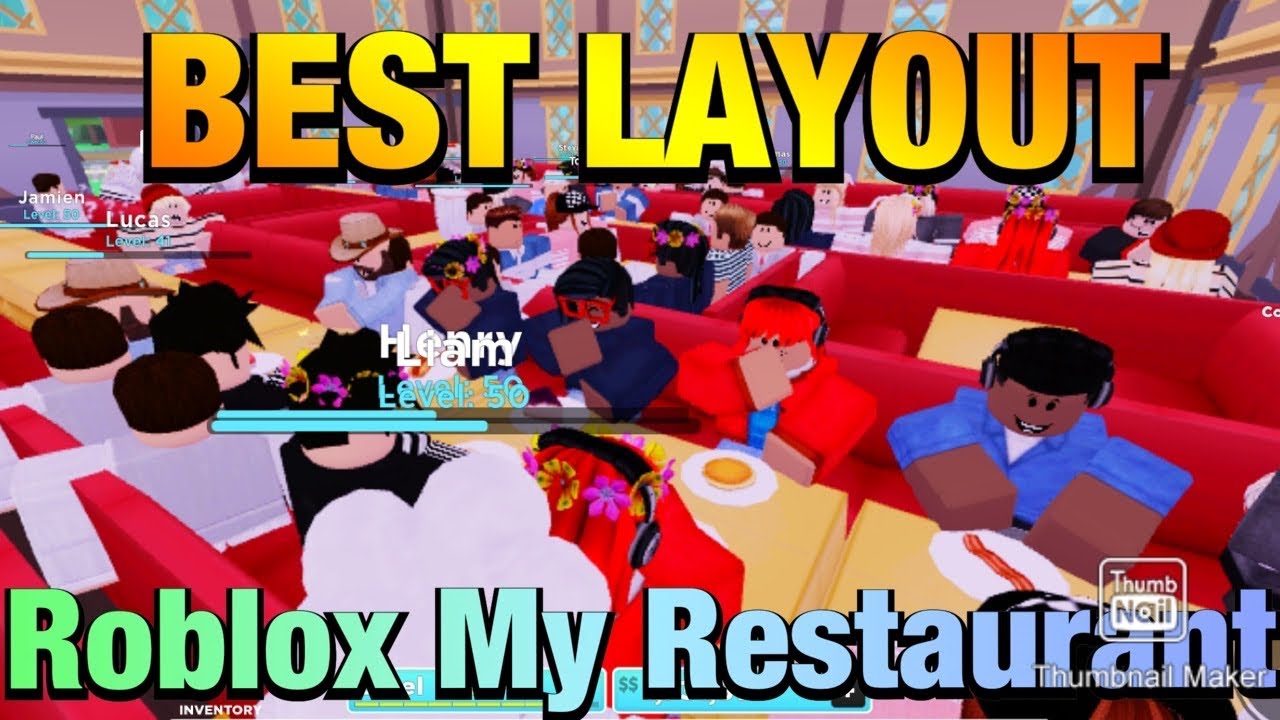 (OP LAYOUT) How To Get MONEY & CUSTOMERS FAST In Roblox My Restaurant