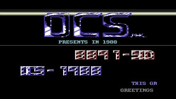 Doughnut Cracking Service C64 cracktro from "Turbo Boat Simulator" published by Silverbird