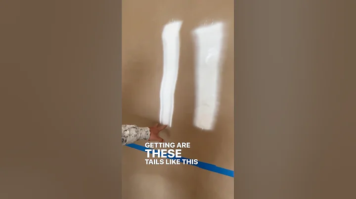 Do you get tails when spraying paint? Here is how to fix it #painting #paintingtips