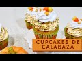 COMO HACER CUPCAKES DE CALABAZA | FACIL Y RAPIDO | BELKIS CAKES