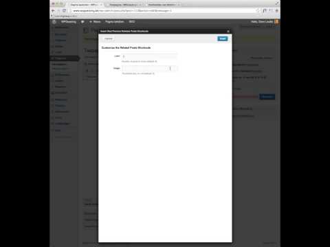 Woothemes shortcode: related post
