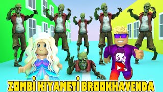 Kamp Yapmaya Gittiler Zombiler Saldırdı | Zombi Kıyameti | Roblox Brookhaven