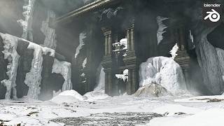 creating an ancient temple in the snow | Concept Art | Blender 4.5 creating an ancient temple in the snow | Concept Art | Blender 4.5