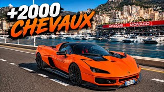 UNE HYPERCAR INCONNUE DE + 2000 CHEVAUX ! Carspotting Monaco Top Marques 🔥