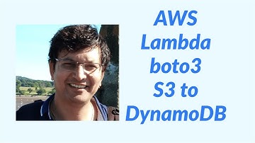 AWS Lambda Function | Code any boto3 in lambda   | AWS lambda to load data from S3 to DynamoDB