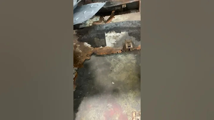 1962 Mercedes floor project continued #automobile #welding #welder #shorts #repair