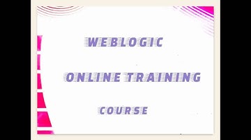 Weblogic Online Course - Sadguru Technologies