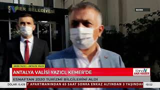 Antalya Valisi Yazıcı, Kemerde