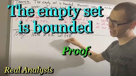 The empty set is bounded (Proof) [ILIEKMATHPHYSICS]