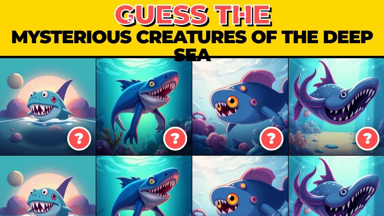 The Ultimate MYSTERIOUS CREATURES OF THE DEEP SEA Quiz! 🧠 - YouTube