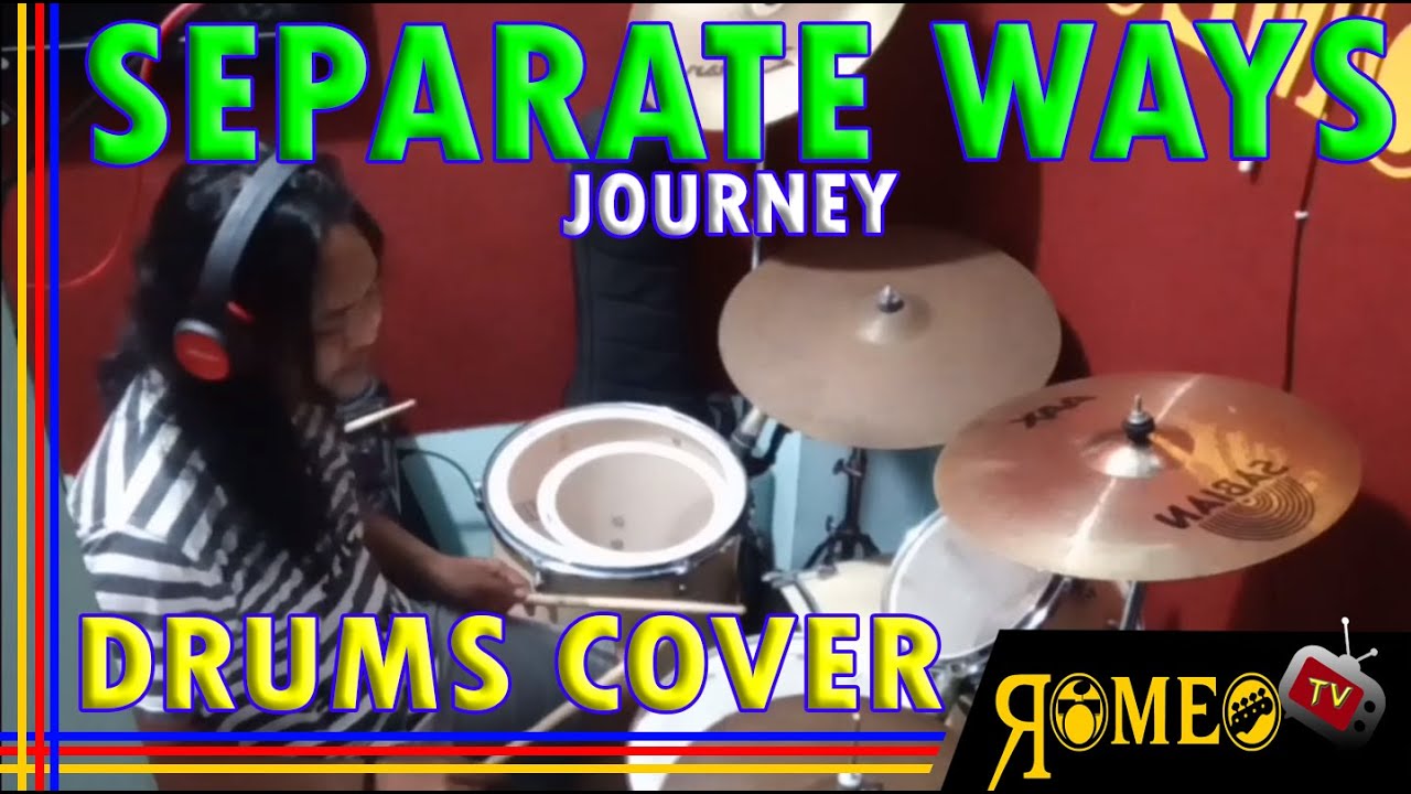 Separate ways Journey Drums Cover Romeo Valdez used Drumless