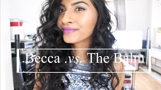 Comparing Becca Highlighter VS The Balm