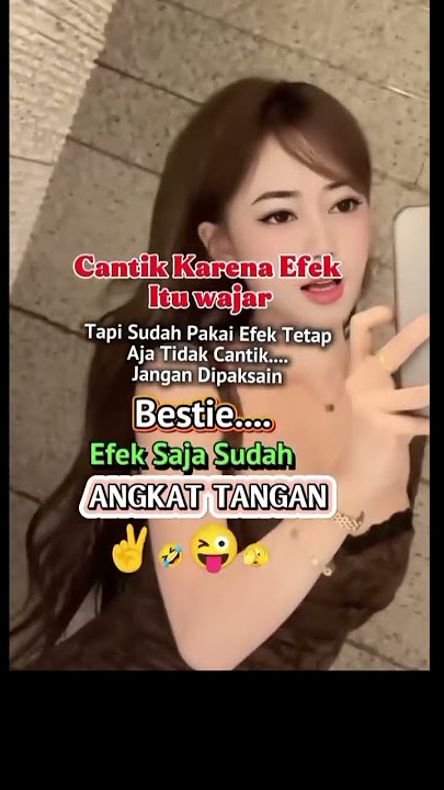 cantik karena efek itu wajar #vidioshorts #travel #thomasarya #vidioviral  #automobile #storytime