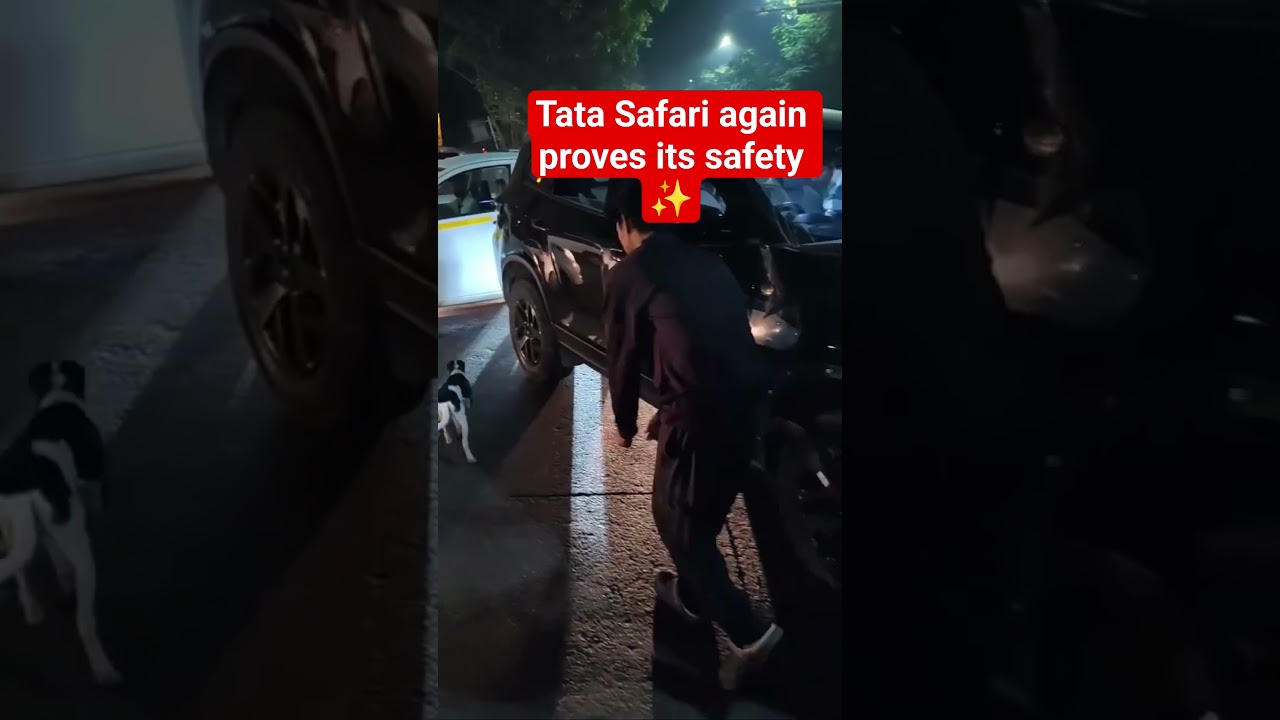 Tata Safari Crash with Mahindra Bolero 😱 | Tata Again Proves Its SAFETY | 