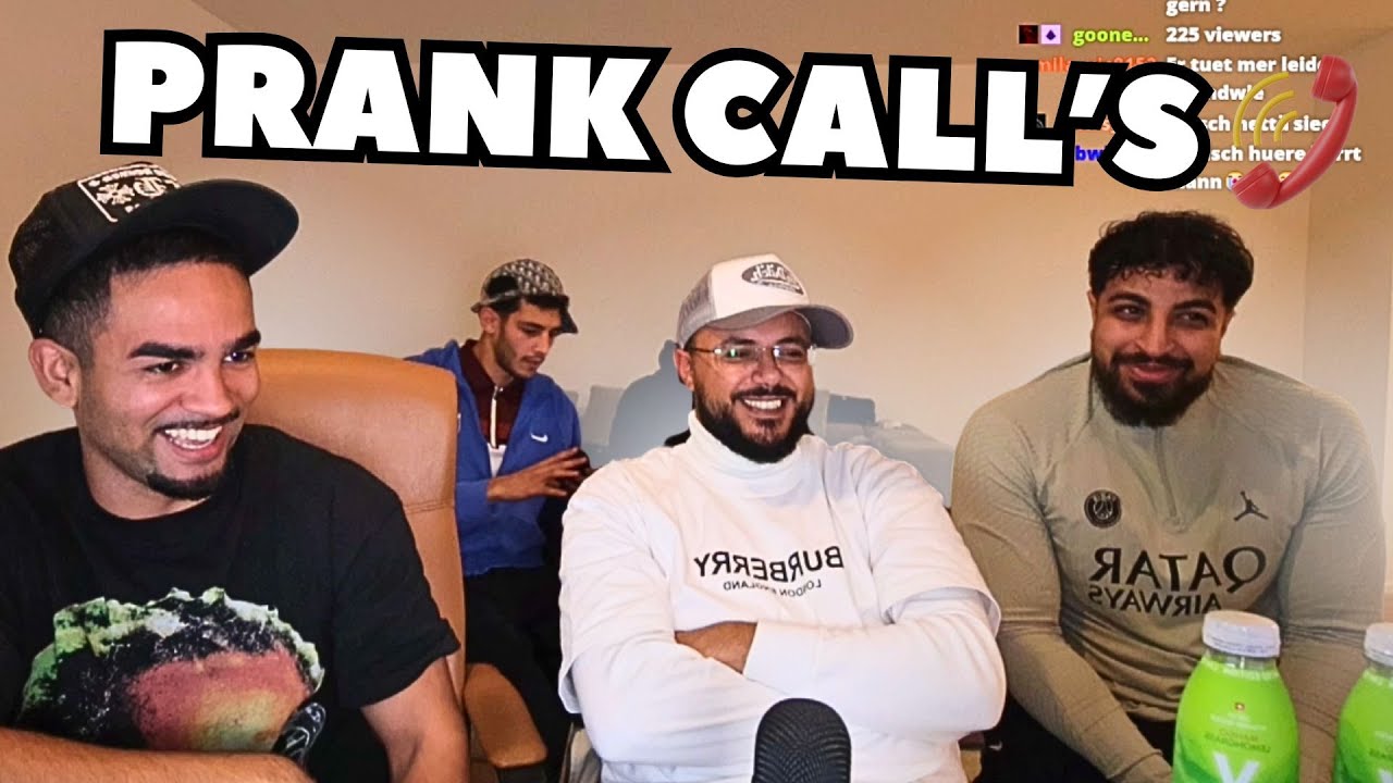 "WIR SIND IN 10 MINUTEN BEI DIR!" 😱🤣 Prank Call's mit Zaza und Alawi