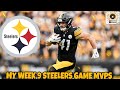 My Week 9 Steelers Game Mvps Vs The Colts!!!!!!!!