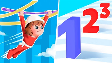 Number Master vs Roof Rails - All Levels Gameplay Walkthrough Android & IOS - NEW APK GAMES!