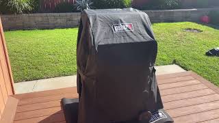 Showing How I Set Up My Weber Spirit 325 Grill for Outdoor Cooking