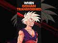 When Gohan Transformed